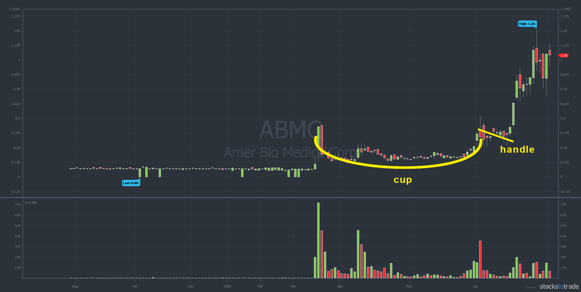 cup And handle abmc 1 year