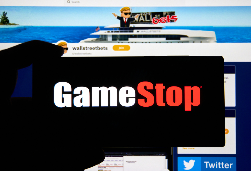 gamestop logo on reddit's WSB message board