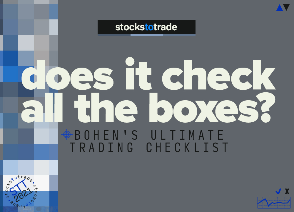 bohens trading checklist